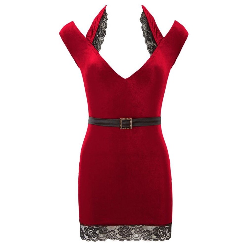 Velvet Dress red S